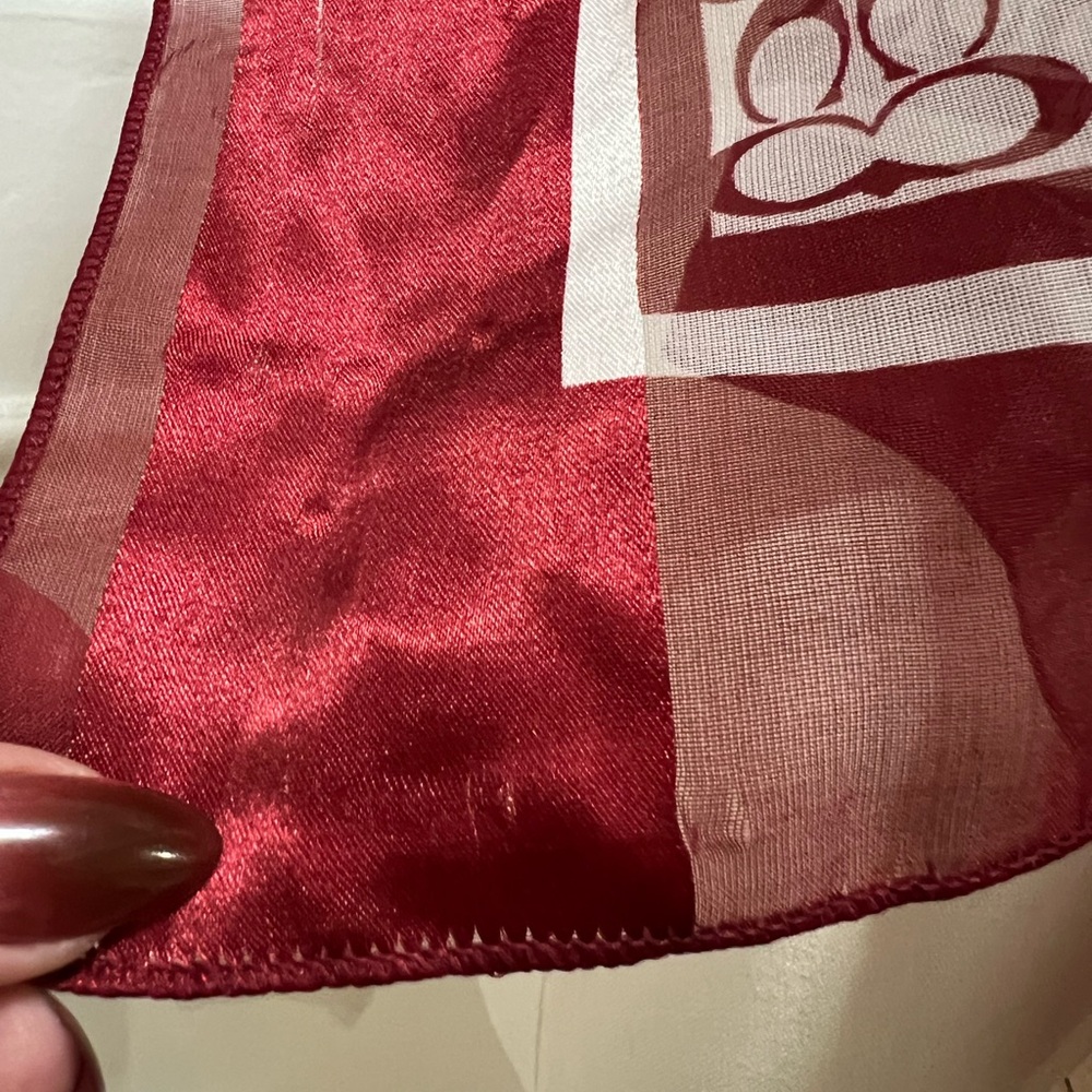 Coach Monogram Large Scarf - Picture 14 of 14